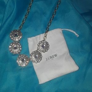 J Crew Rhinestone Statement Necklace